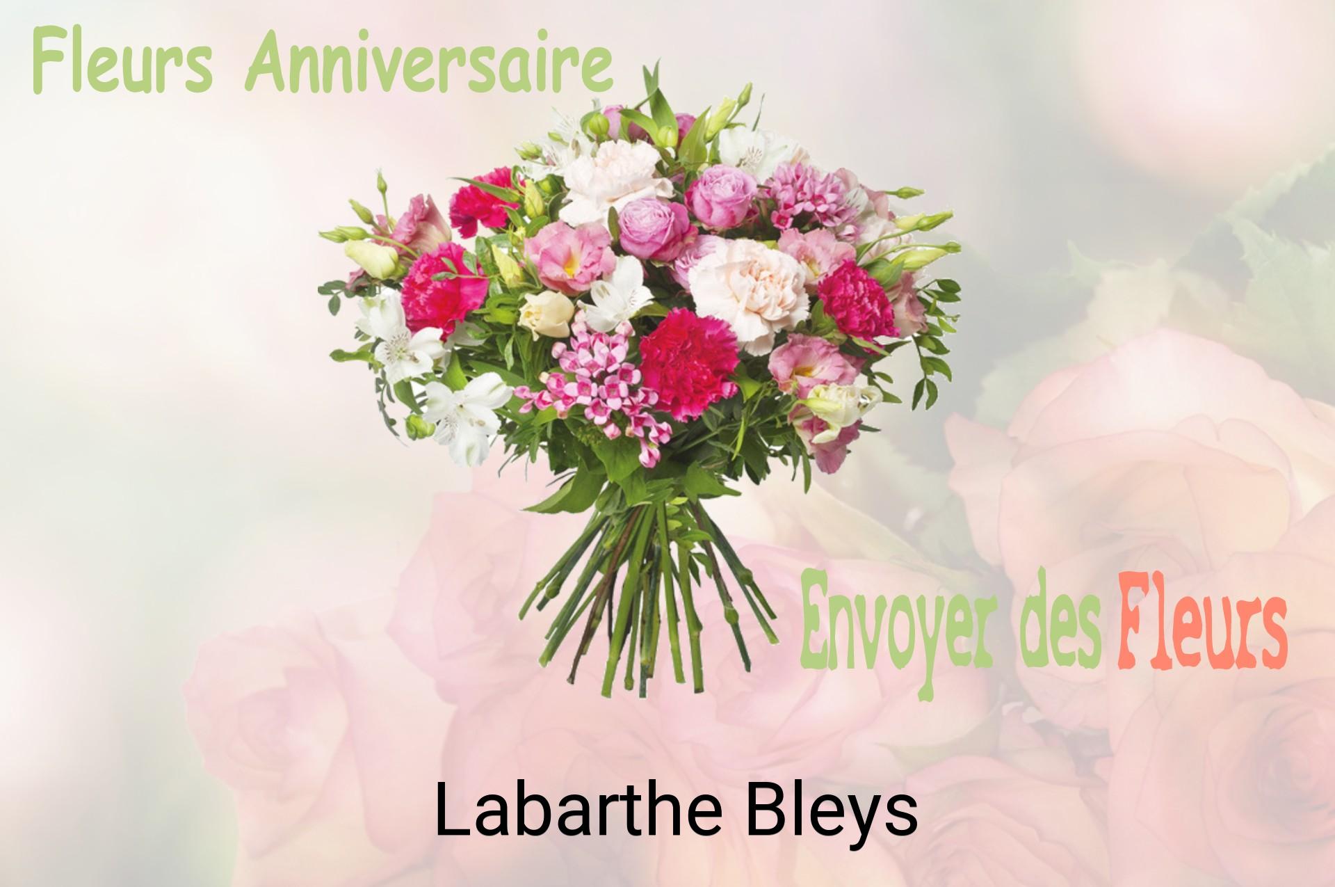 Bouquet de fleurs d’anniversaire livré à Labarthe-Bleys